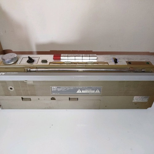 Aiwa radio cassette player used, functional
