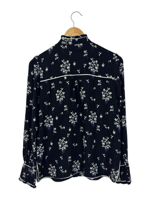 H&M Erdem Floral Silk Blouse like new, size 36
