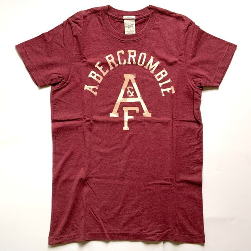 Abercrombie & Fitch Men's Muscle Fit T-shirt New Size S Red