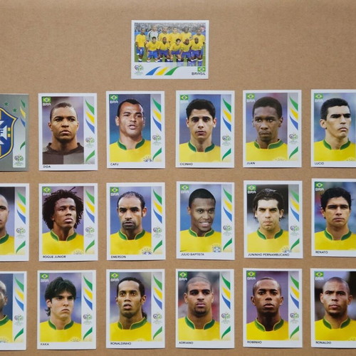 Panini World Cup 2006 Brazil sticker set
