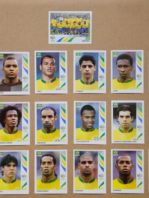 Panini World Cup 2006 Brazil sticker set