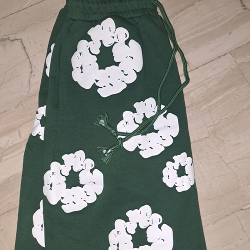 Denim Tears shorts new, white and green, size M
