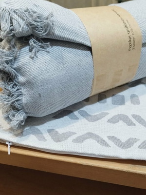 Sofa throw set 180x300 cm with 2 pillowcases, new