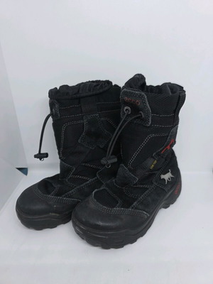 Ecco kids boots used, black, size 29