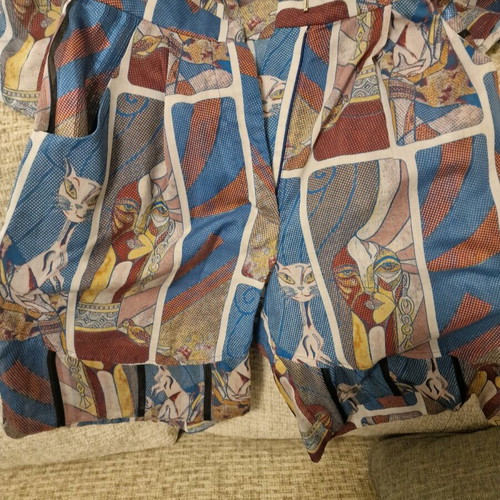 Nadia Rapti shirt and shorts set like new