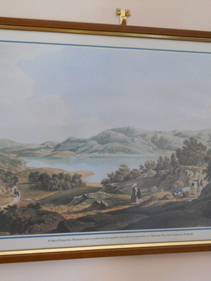 Γκραβούρα της λίμνης Στυμφαλίας