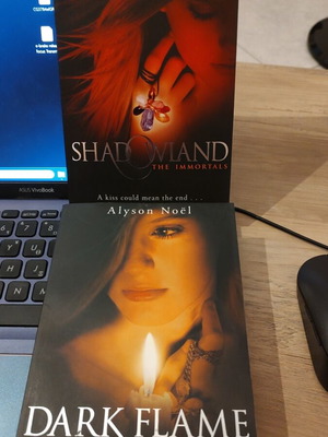 The Immortals Shadowland and Dark Flame books like new, English
