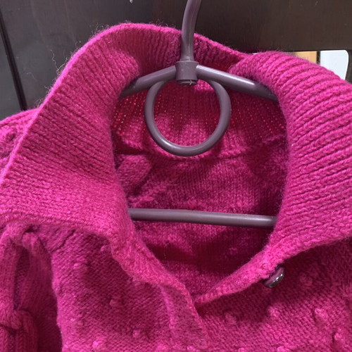 Handmade women's sweater new, pink, size XS