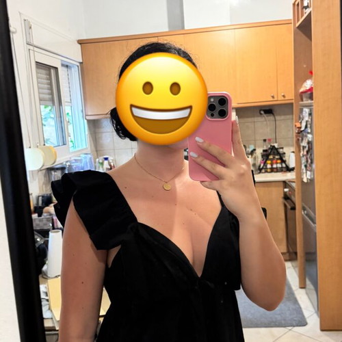 Shein mini summer dress black, new with zipper and back ties