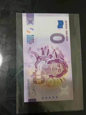 Collectible banknote Diego Maradona new