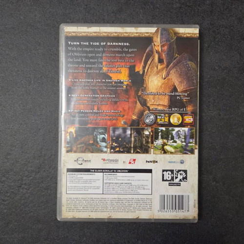 The Elder Scrolls IV Oblivion PC game μεταχειρισμένο, αγγλική έκδοση