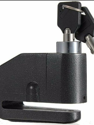 Disc Lock Alarm LK603 κλειδαριά δισκοφρένου με συναγερμό μαύρο καινούργιο
