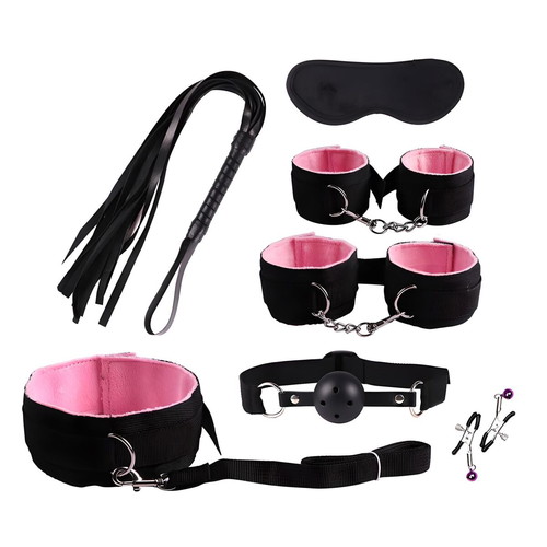 BDSM Kit Καινούργιο Πακέτο 7 Αξεσουάρ Ερωτικού Παιχνιδιού
