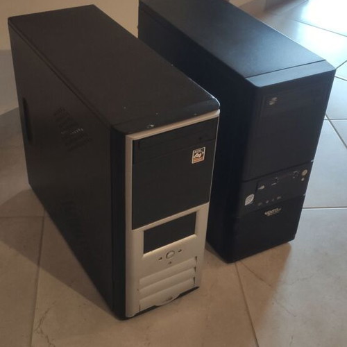 Computer cases used, set of 2 pieces