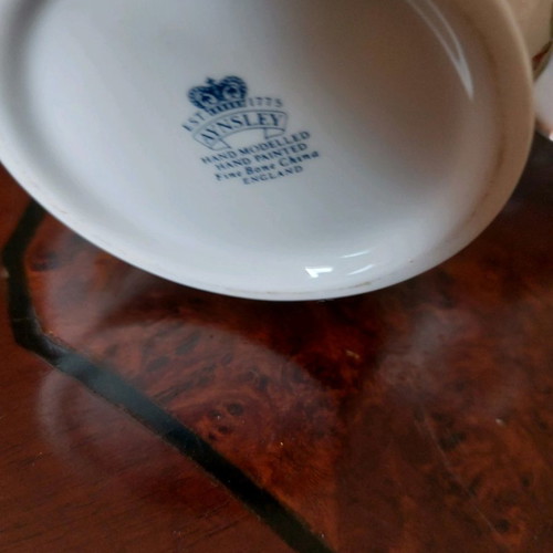 Ansley England porcelain set of 3 pieces used