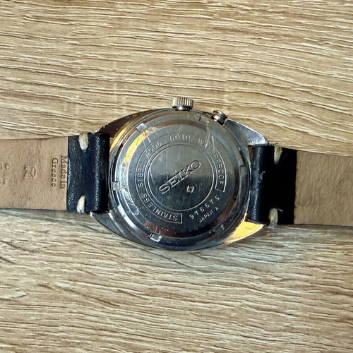 Seiko Bellmatic 4006-6010 vintage wristwatch used, grey dial