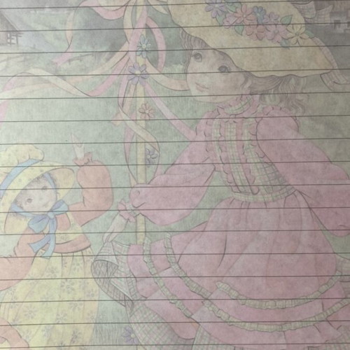 Letter sheets like new, pack of 9, scented from 1990