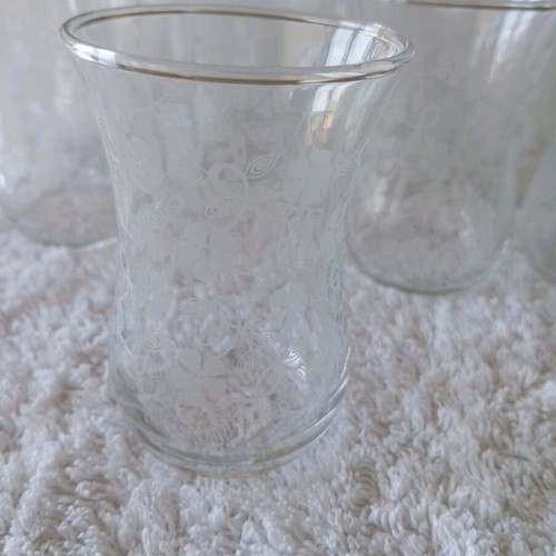Handmade glasses new, pack of 24, thin glass