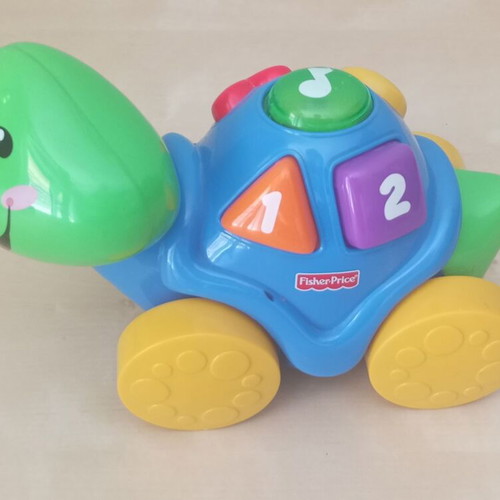 Vintage Fisher Price Turtle used educational toy