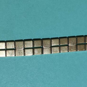 Vintage Amer KJ Rolled Gold Cuff Bracelet used