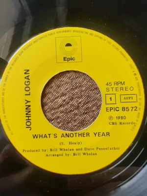 Johnny Logan What's Another Year / One Night Stand 7" single μεταχειρισμένο