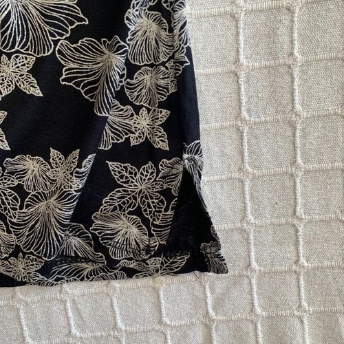 Pajama top XXL, thin fabric, black and white