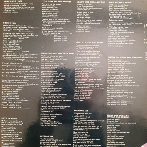 Vinyl Paul McCartney and Wings Venus And Mars like new