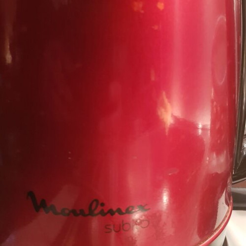 Moulinex electric kettle BY 530 used, red, 1.7lt