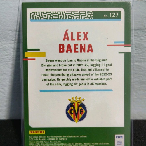 Panini Donruss Soccer Card Alex Baena cubic Parallel 2023-24 new