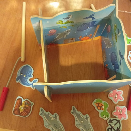 Wooden fishing game Lidl used, ages 2-5
