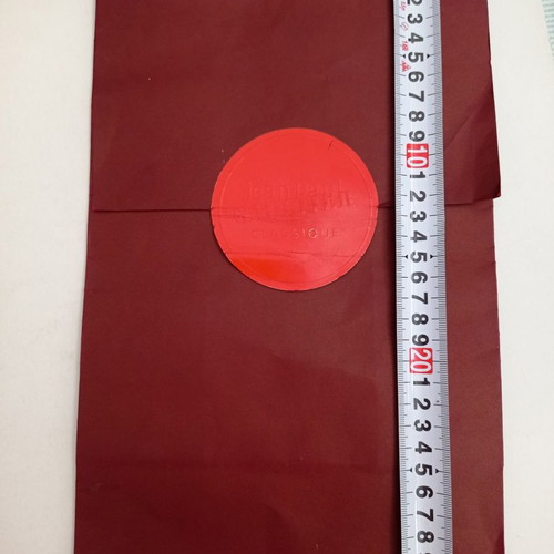 Jean Paul Gaultier paper bag packaging folder used
