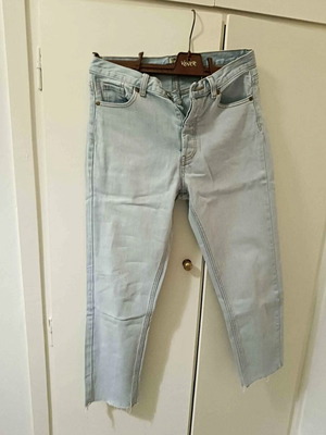 Denim summer pants size 38 100% cotton like new