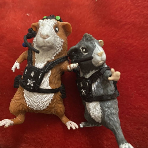 G Force Disney figures, both together, like new