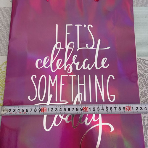 Large paper bags with letters packaging new