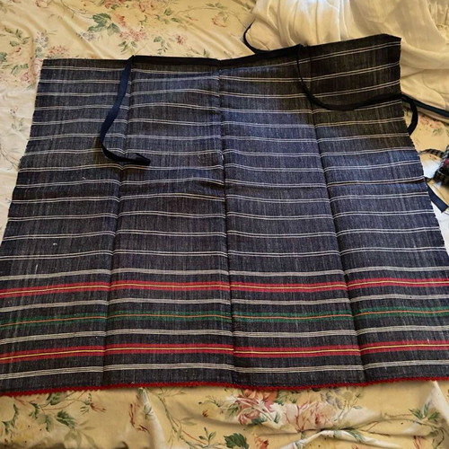 Handmade woven aprons unused vintage 1970