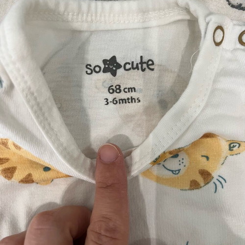 Long-sleeve bodysuits new for 2-4 months, 3 pieces, 100% cotton