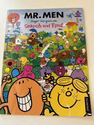 Βιβλίο Mr. Men Search and Find μεταχειρισμένο, αγγλικό προσχολικής ηλικίας