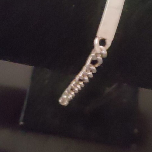 Identity silver 925 bracelet with special chain, new