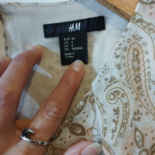 H&M short romantic dress small like new