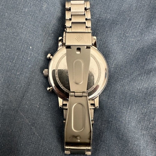 Gant Cleveland men's chronograph watch with silver metal bracelet