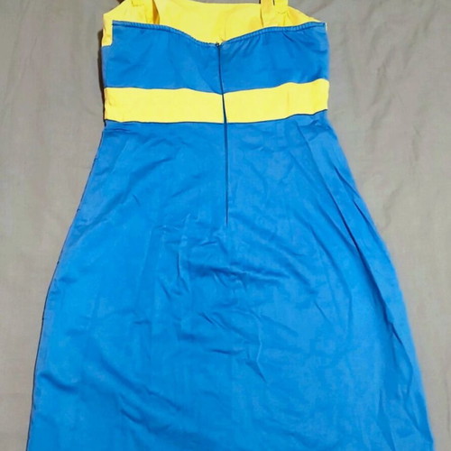 Women's blue electric mini dress Angelo like new, size S