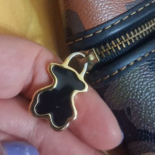 Tous Camo Bear crossbody bag like new, black