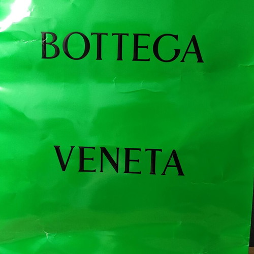 Bottega Veneta paper bag and empty shoe box used