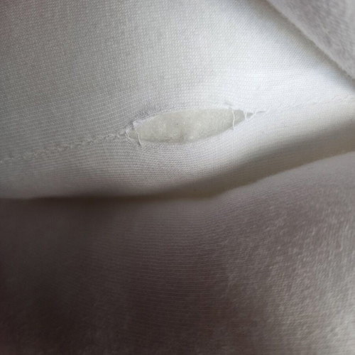 White cotton braided baby crib bumper, like new, 200×20 cm