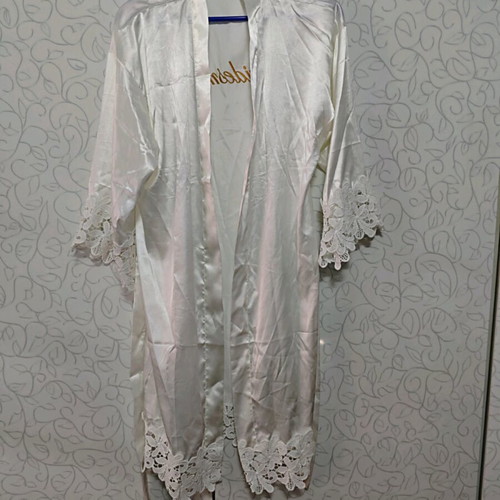 Bridal robe used with ribbon size S