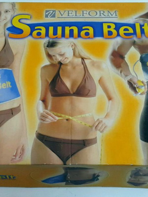 Ζώνη Sauna Belt αδυνατίσματος μεταχειρισμένη, θερμαινόμενη