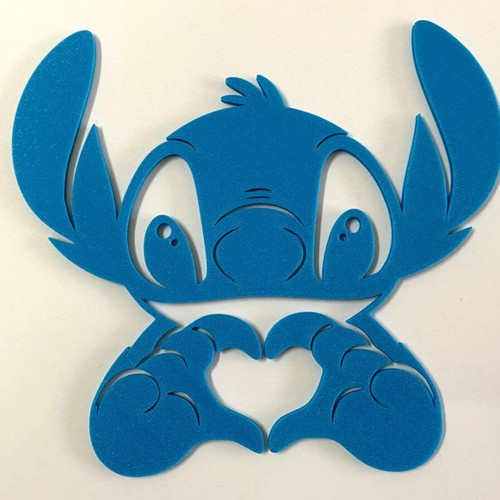 Stitch decorative 3D figure new with heart-shaped hands