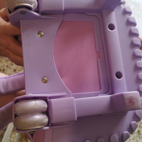 Children's school backpack with butterfly design