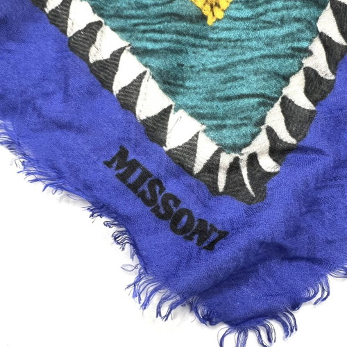 Missoni φουλάρι με κλασικό πολύχρωμο σχέδιο μεταχειρισμένο