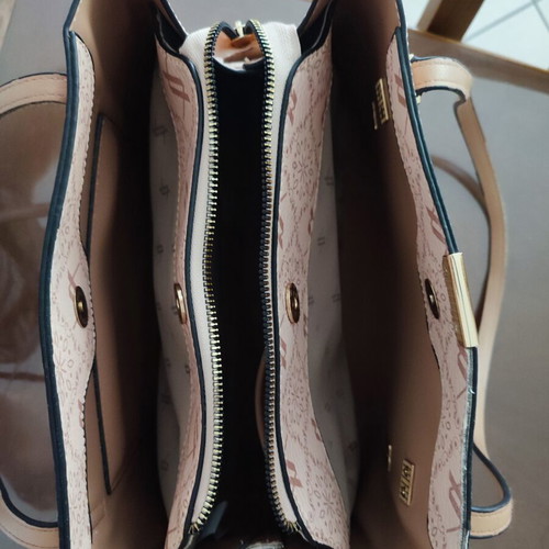 Carpisa and Verde shoulder bags, like new, blue and pink powder